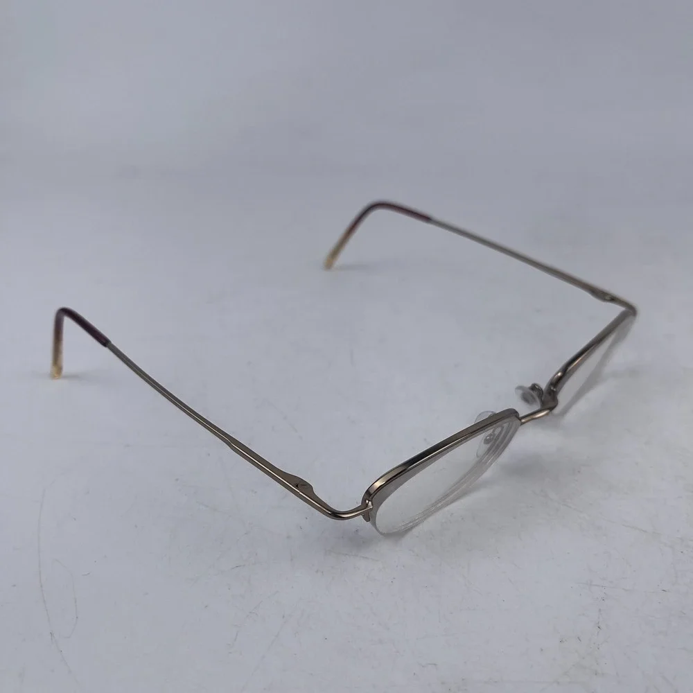 Chelsea Morgan CM 535 Women's Eyeglasses Frame Gold Metal Oval 47-20-135mm‎